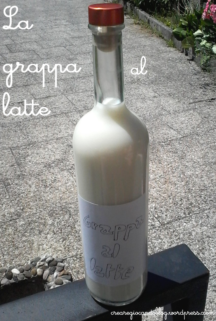 RICETTINA PER UNA DELIZIOSA GRAPPA AL LATTE – Crearegiocando