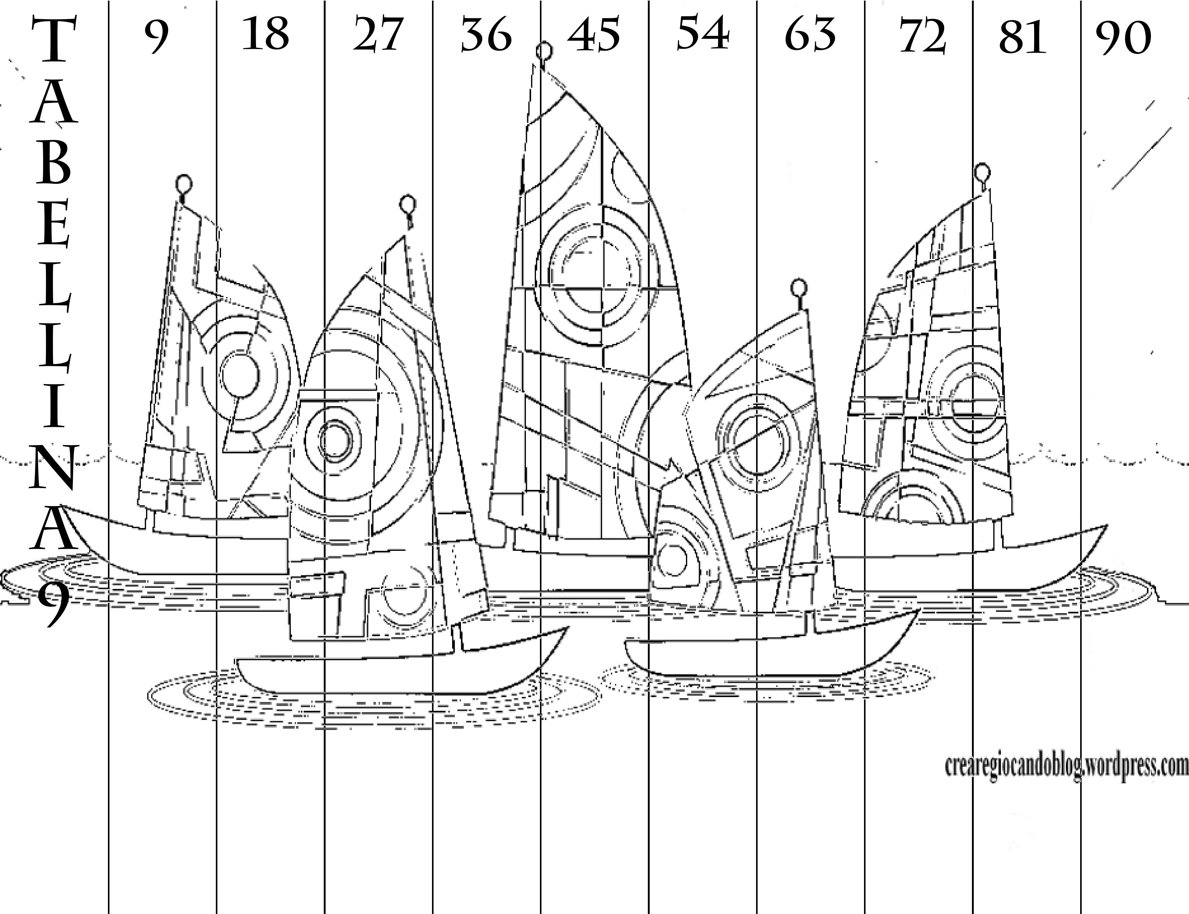 La Tabellina Del 9 Puzzle Crearegiocando