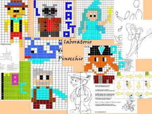 13. IL LABORATORIO COMPLETO DI PINOCCHIO coding, pixel art, 22 pagine (Copia)