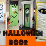 porte decorate Halloween