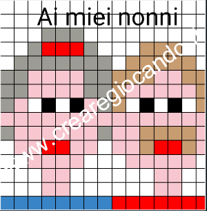 pixel art dei nonni 